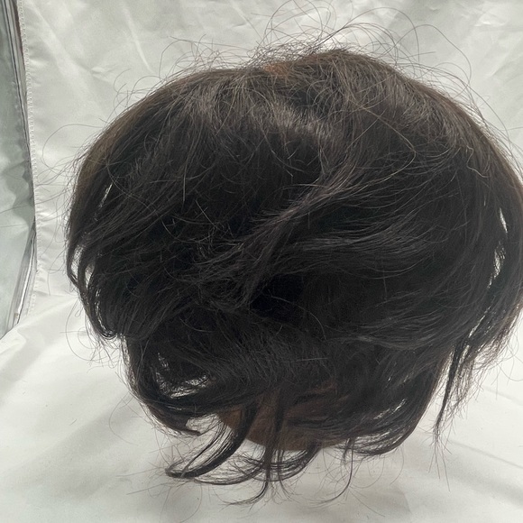 Vintage 1960s  Chignon 100% Human Hair In Original Round Box - Picture 5 of 6